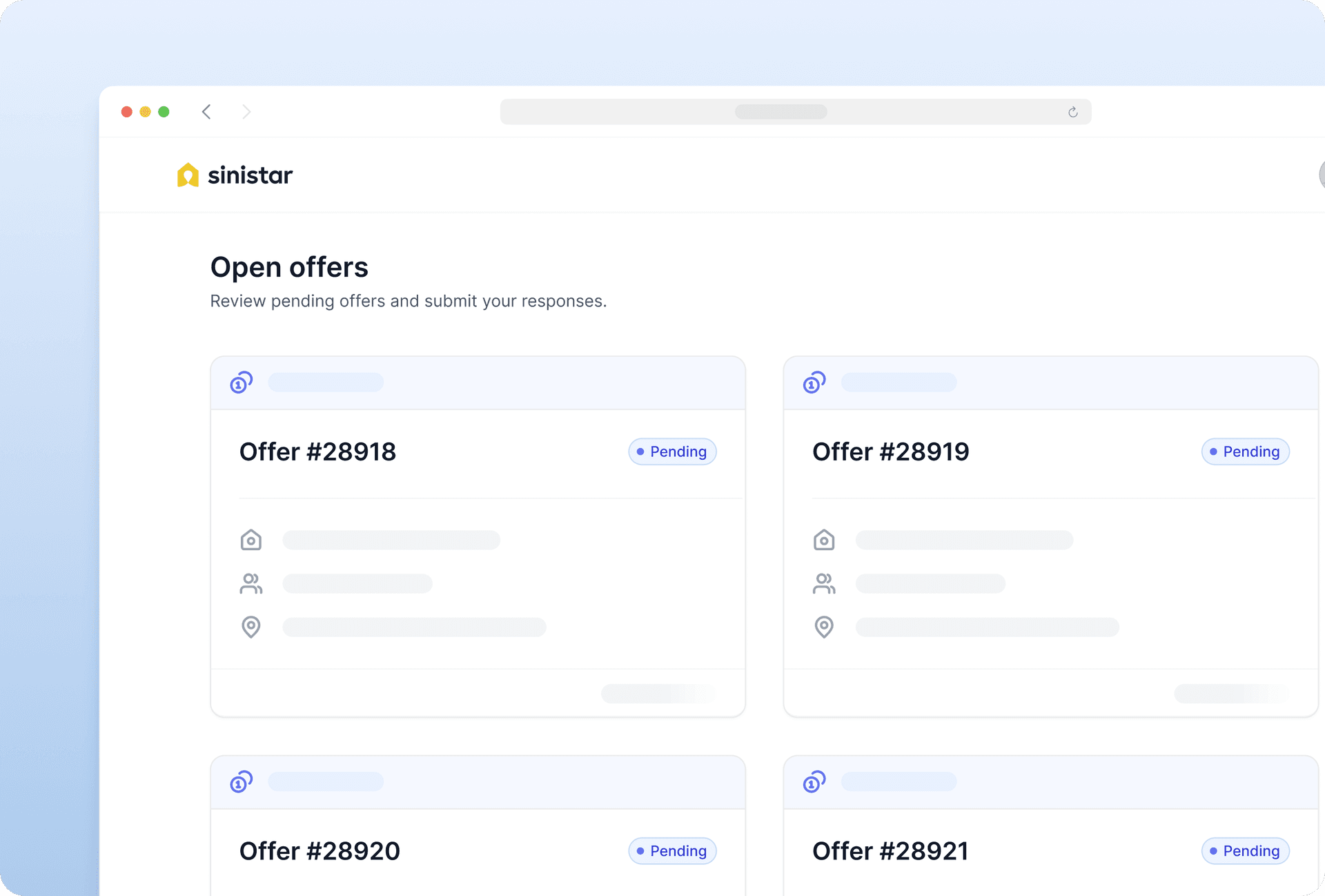 Receive rental offers